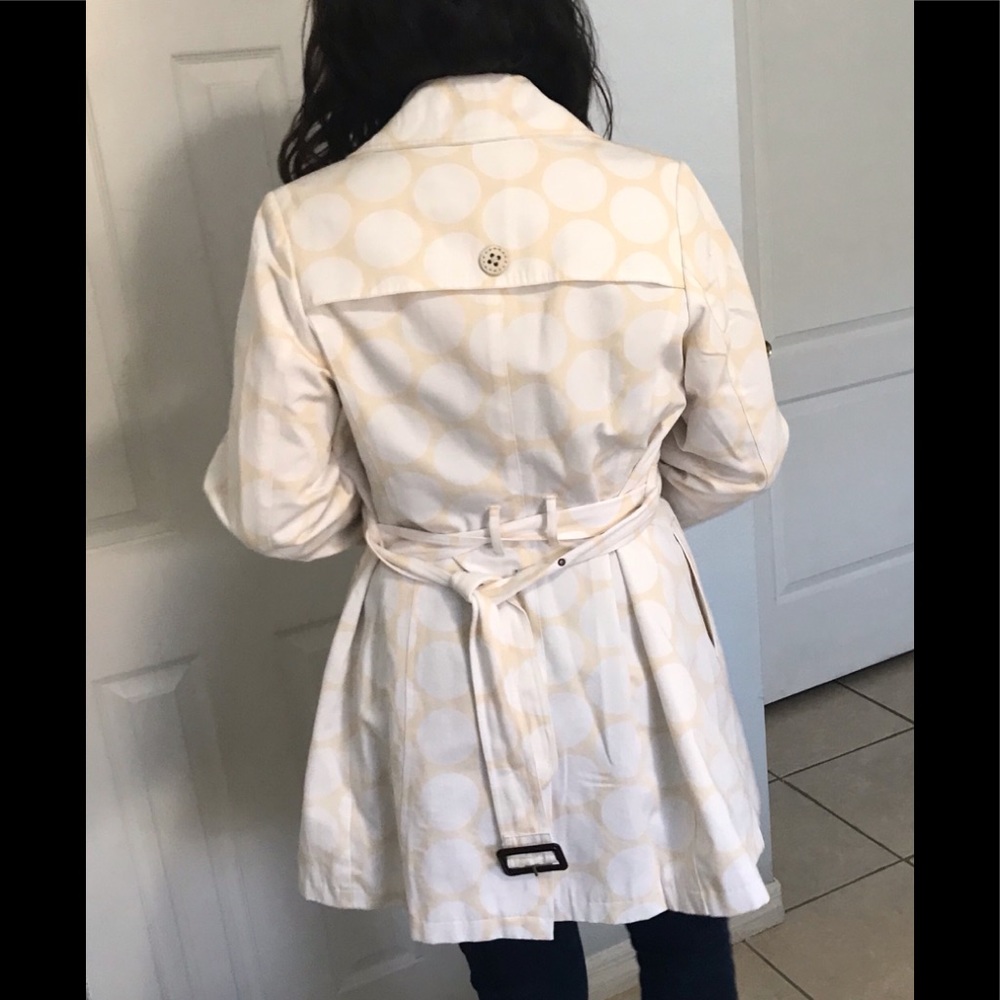 Polka Dot Trench Coat
